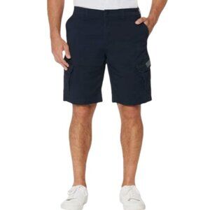 UNIONBAY Mens Flex Waist Lightweight Cargo Shorts - Navy Blue
